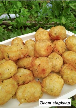 Foto resep Bom singkong telur puyuh