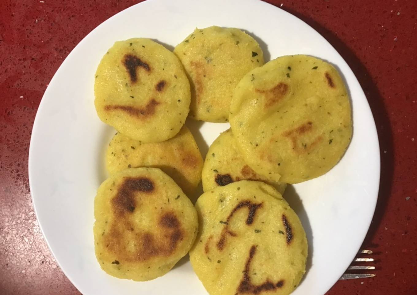Arepas de maíz especiadas