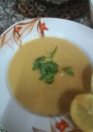 صورة لوصفة شوربه عدس