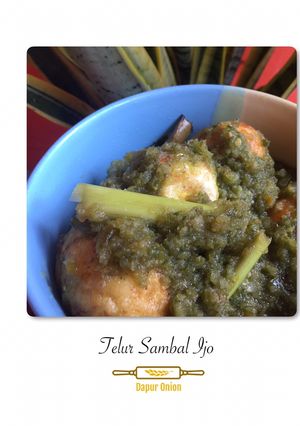 Foto resep Telur sambel ijo