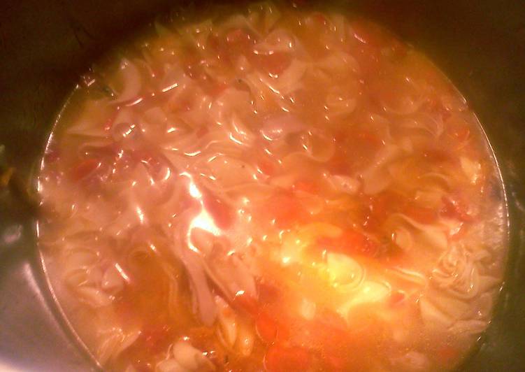Steps to Prepare Homemade chicken noodle soup