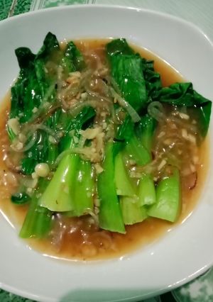 Foto resep Pokcoy saus bawang putih