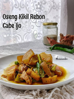 Foto resep Oseng Kikil Rebon Cabe Ijo