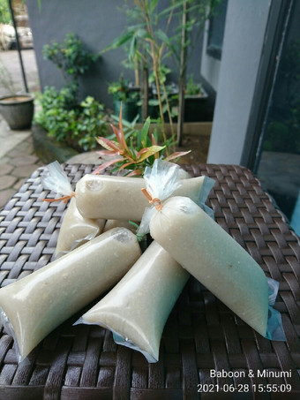 Resep Es Lilin Pisang Santan Anti Gagal