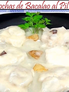 Una foto de Cocochas de Bacalao al Pil Pil