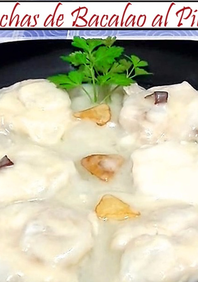 Una foto de Cocochas de Bacalao al Pil Pil