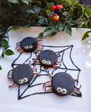 Galletitas Halloween: arañas glaseadas 🕷️🕸️😲
