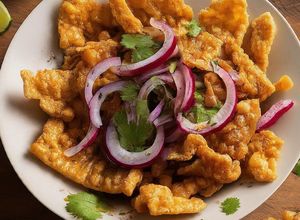 Una foto de Ceviche de chicharrón