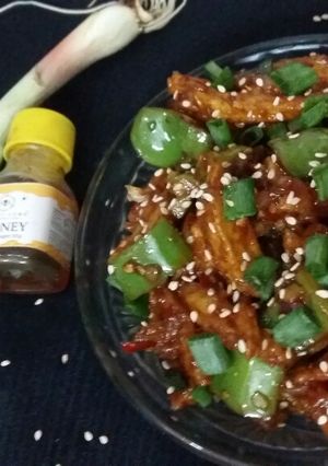 A picture of Honey Chili Potato.