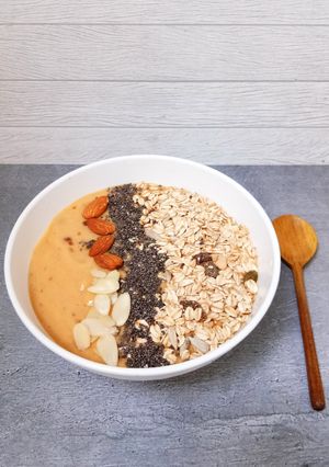Foto resep Mango Banana Smoothie Bowl (Dairy Free)
