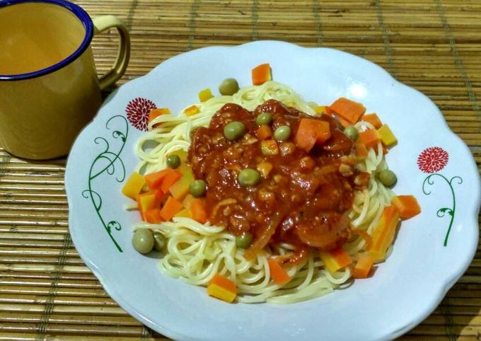 Ternyata begini loh! Bagaimana cara buat Spaghetti Sauce Bolognaise Homemade dijamin enak