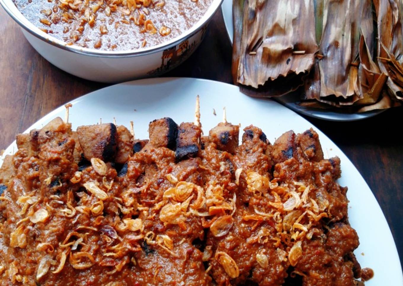 Sate kere (sate tempe gembus)