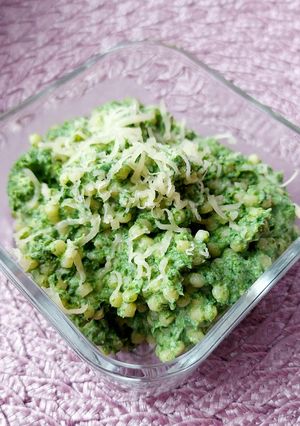 O poză a rețetei Couscous cu spanac și ricotta.
