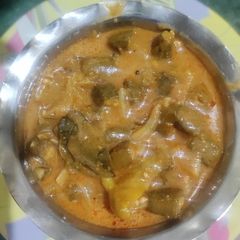 Lady's finger curry A picture of Lady's finger curry.