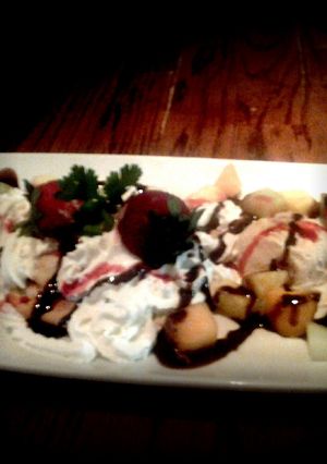 A picture of ravioli desert.