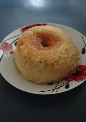 A picture of Microwave Golden Syrup Sponge Pudding.