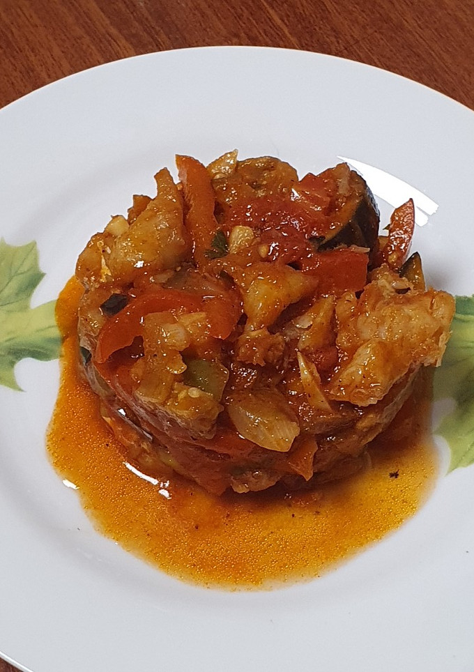 Una foto de Salteado de bacalao