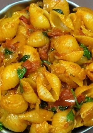A picture of Masala Pasta.