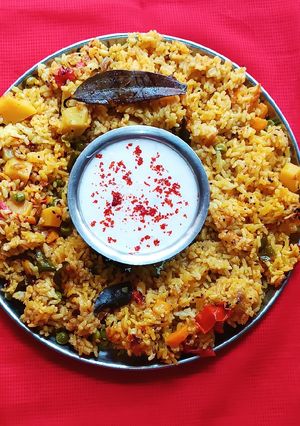 A picture of Mixed Veg Rice.