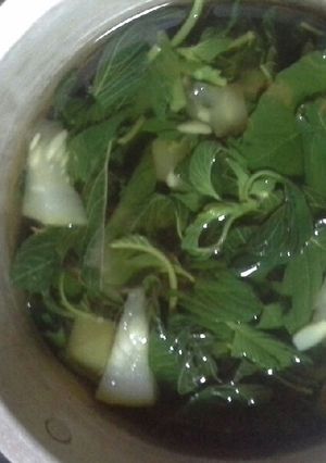 Foto resep Jangan kunci/sayur bayam