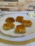 Torta de avena, manzana y limón