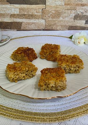 Una foto de Torta de avena, manzana y limón 🇺🇾