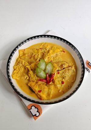 Foto resep Telur Dadar Masak Santan