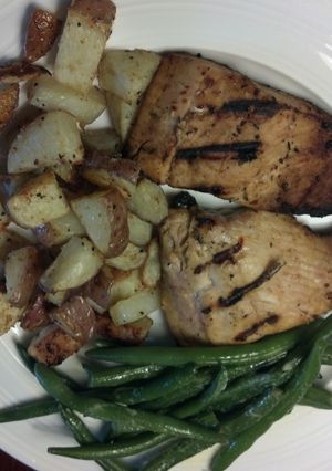 A picture of Grilled Citrus Halibut.