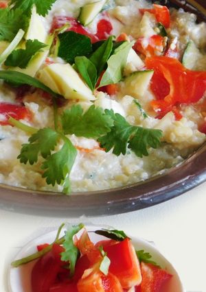 A picture of Extra ordinary Protein rich nutrient rich Breakfast.