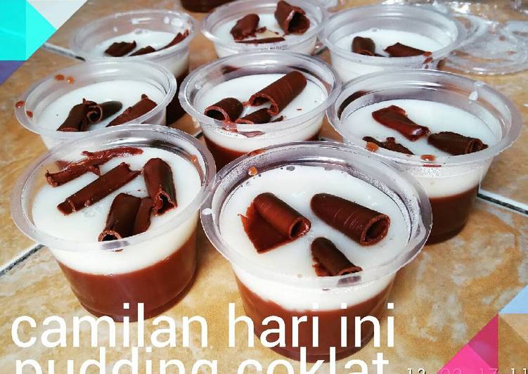 Pudding coklat sederhana