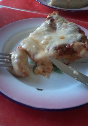 Una foto de Pizza rápida para salir del paso