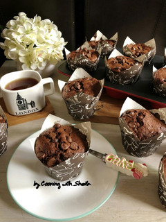 Foto resep Double Chocolate Muffin