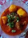 Hyderabadi Aloo gosht