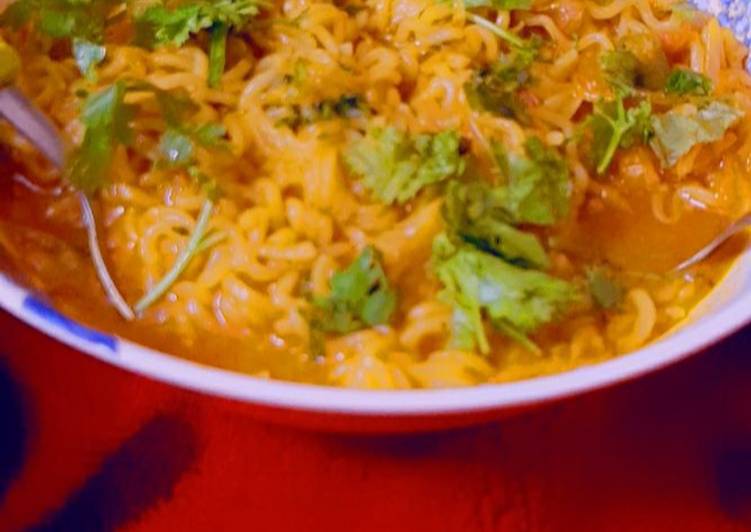 Step-by-Step Guide to Cook Super Quick Masala maggi with cheese