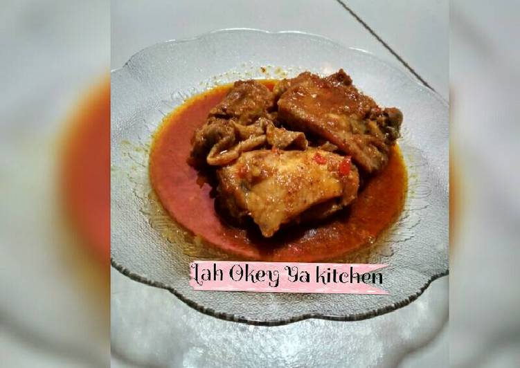Resep Gulai ayam pedas nampol yang simpel