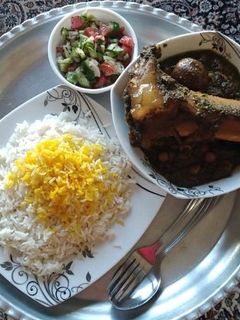 عکسی از دستور قرمه سبزی 🤗🤗