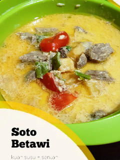 Foto resep Soto betawi kuah susu dan santan