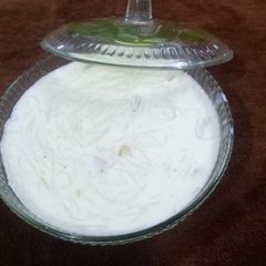 Vermicelli kheer A picture of Vermicelli kheer.