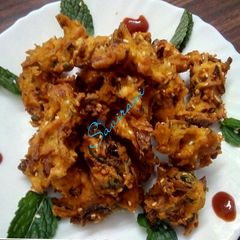 A picture of Pudina Pakoda.