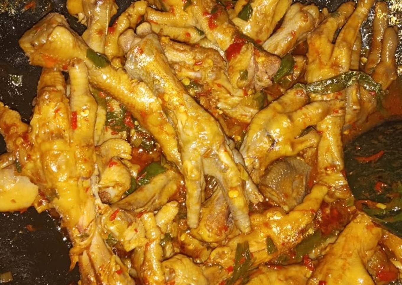 Ceker saos tiram pedas manis