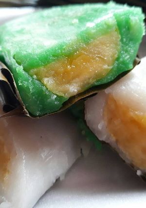 Foto resep Nagasari pasta pandan,original vanilla