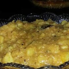 A picture of Allu ki tarkari  sehri special.