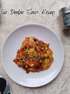 Foto resep Telur Dadar Saus Kecap