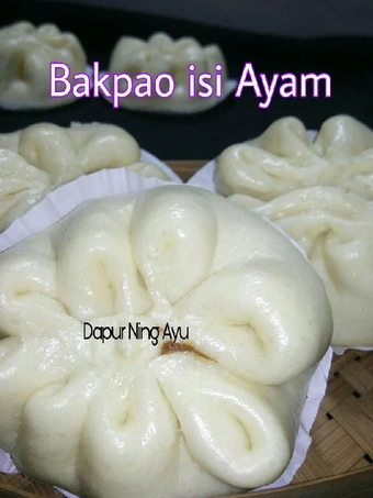 Cara Gampang Membuat Resep 104. Bakpao isi Ayam yang Bikin Ngiler Anti Ribet, Lezat
