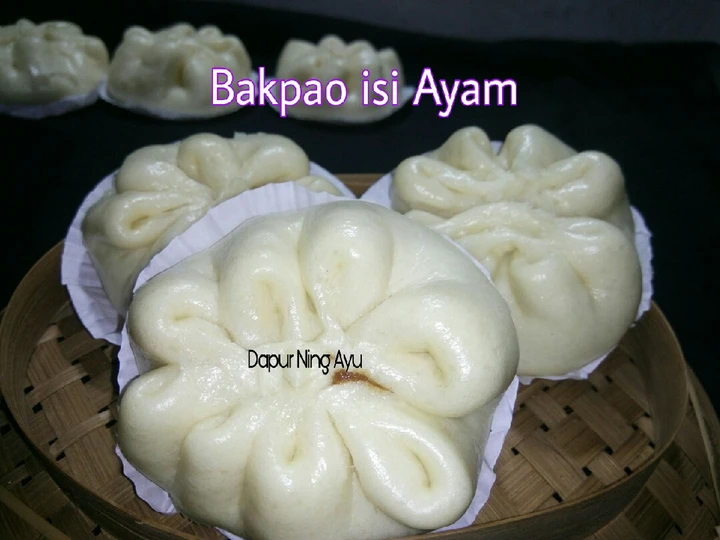 Cara Gampang Membuat Resep 104. Bakpao isi Ayam yang Bikin Ngiler Anti Ribet, Lezat