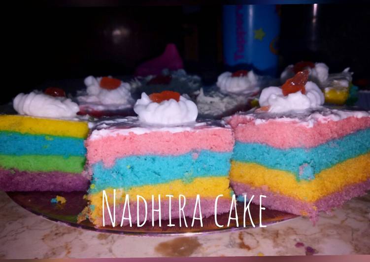 Rainbow cake lumer