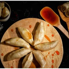 A picture of Vegitable stuff pitha(Sabji pitha).