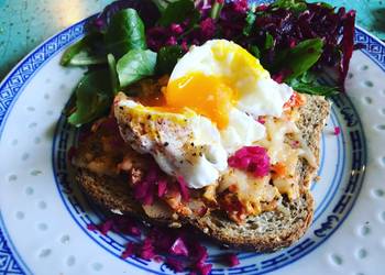 Ready to Serve Poormans Cajun CrabMelt  Poached Egg Delicious Simple