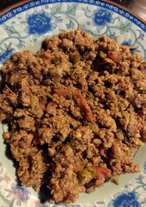 A picture of Beef Qeema.