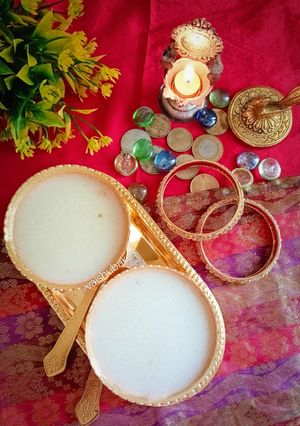A picture of Skimmed Milk and Rice Payasam.